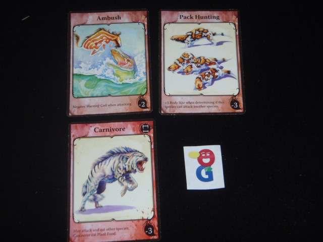 Some of the carnivore cards