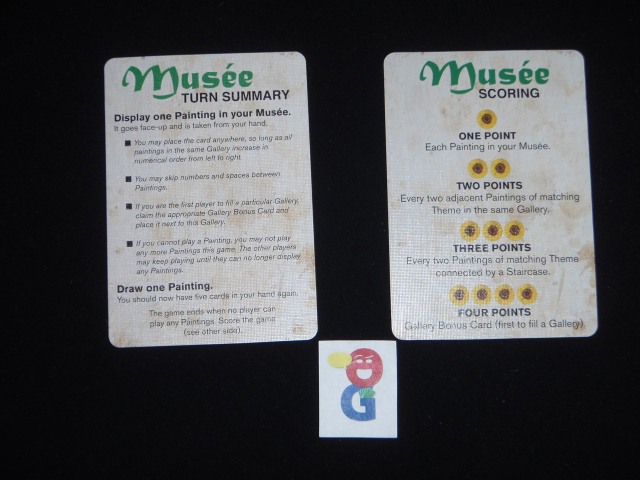 Player Aid cards