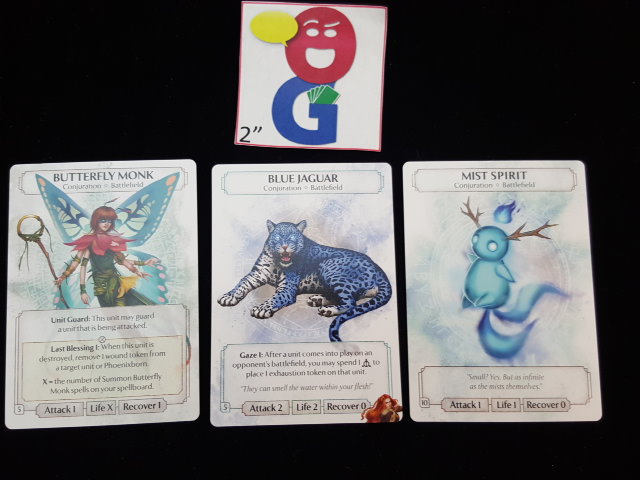 Examples of some of the cards